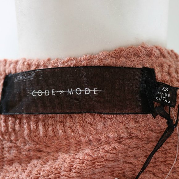 Code x Mode Pink Knit V-Neck Pocket Cardigan - Picture 8 of 12